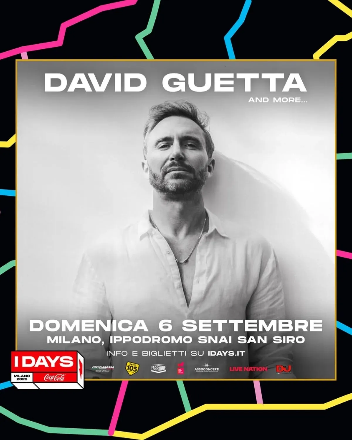 Billets David Guetta (Ippodromo Snai San Siro - Milan)