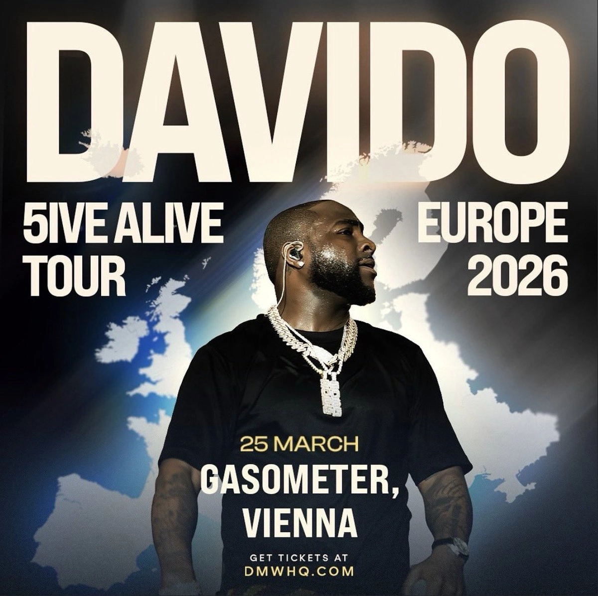Davido al Gasometer Vienna Tickets