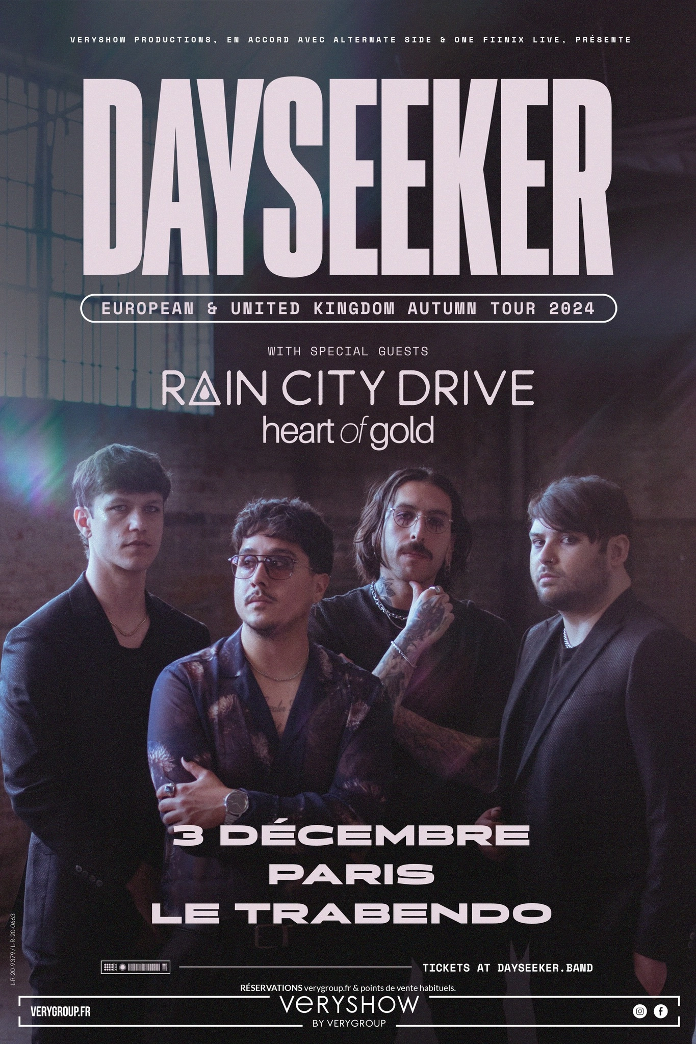 Dayseeker at Le Trabendo Tickets