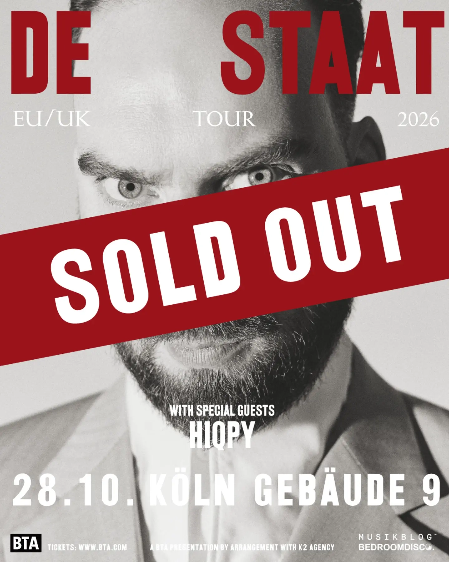 De Staat at Gebäude 9 Tickets