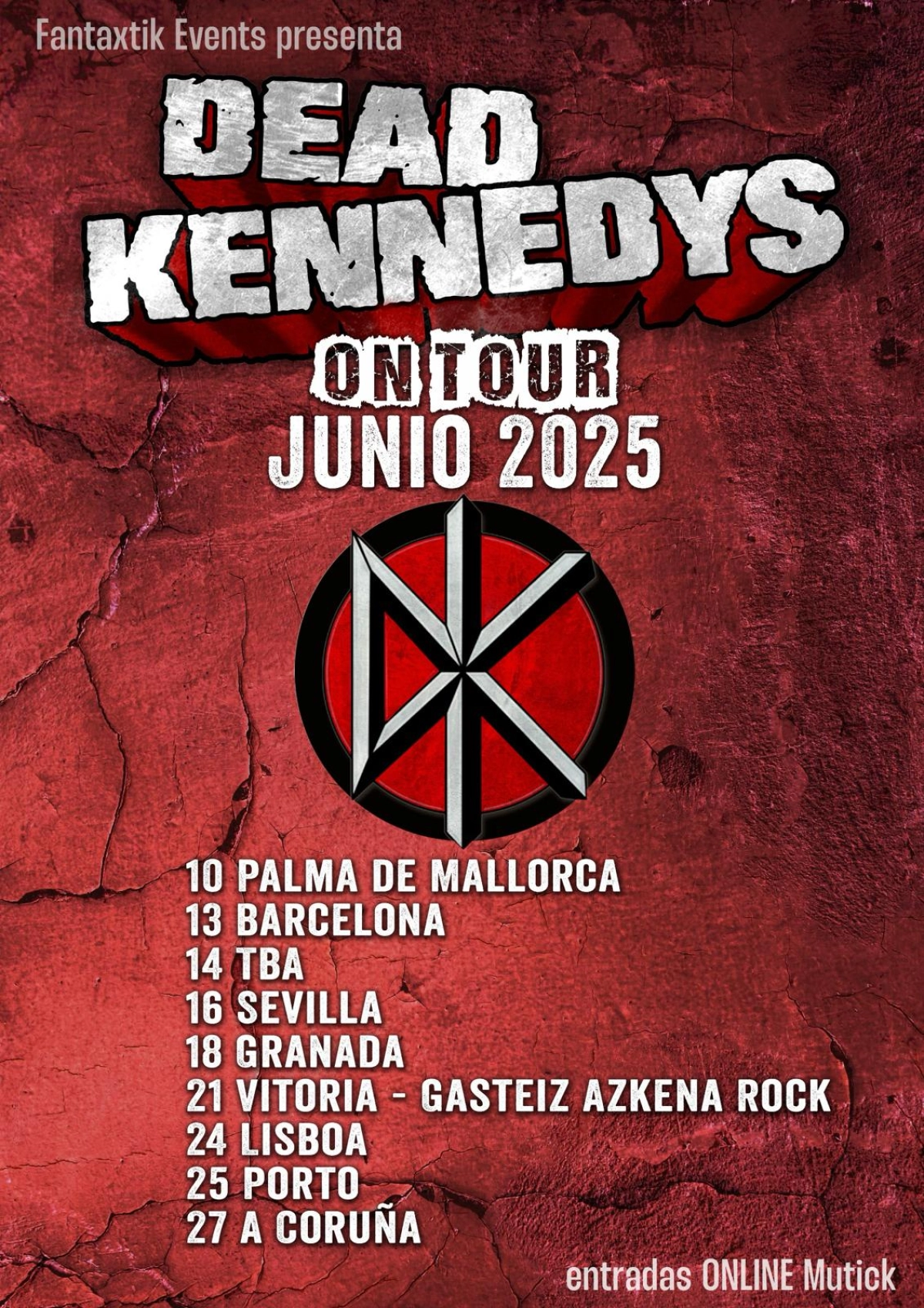 Billets Dead Kennedys (Paral-lel 62 - Barcelone)