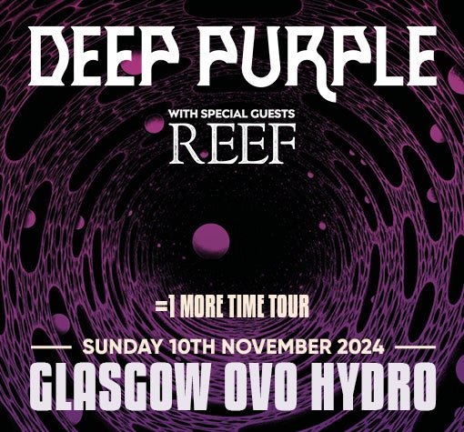 Billets Deep Purple - 1 More Time Tour (Ovo Hydro - Glasgow)