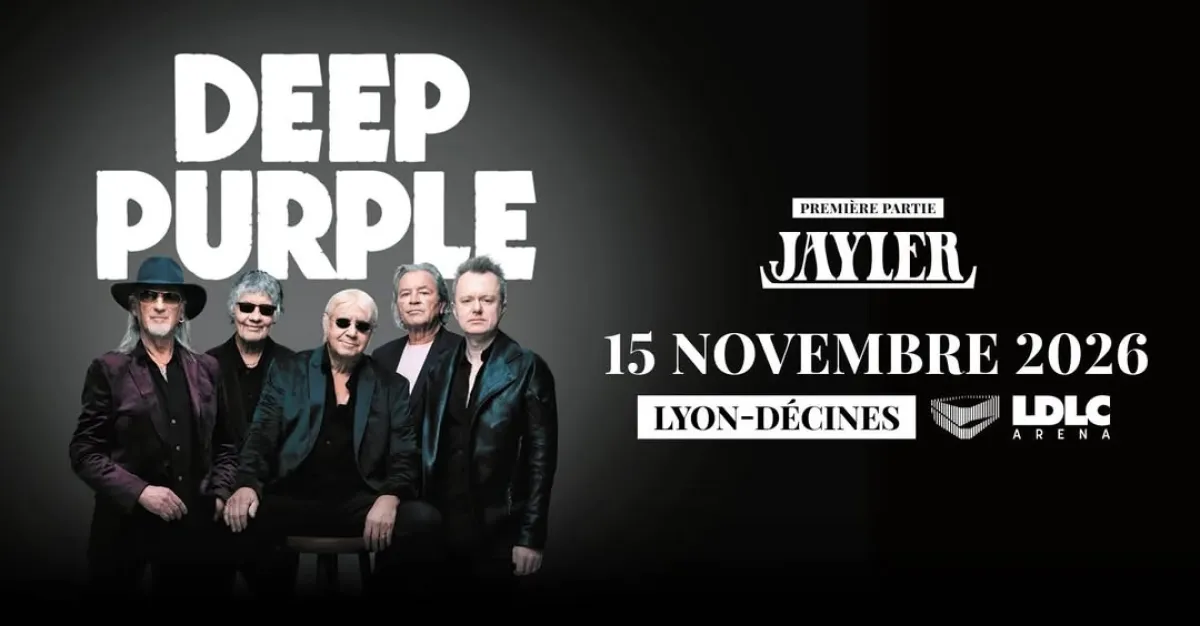 Billets Deep Purple (LDLC Arena - Lyon)