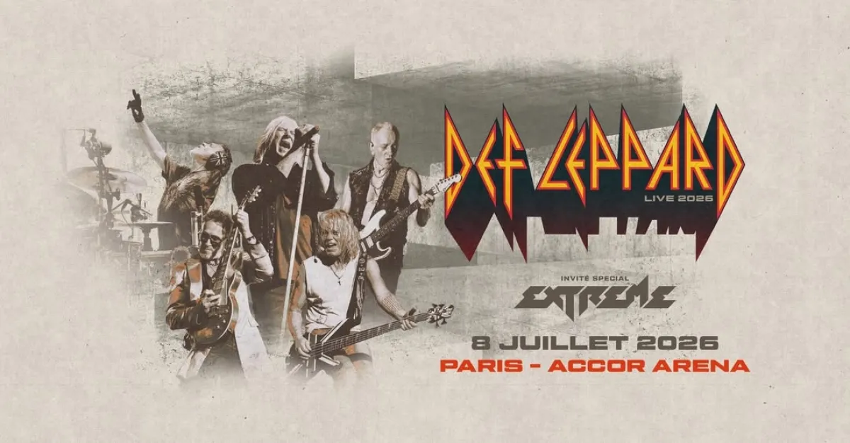 Billets Def Leppard (Accor Arena - Paris)