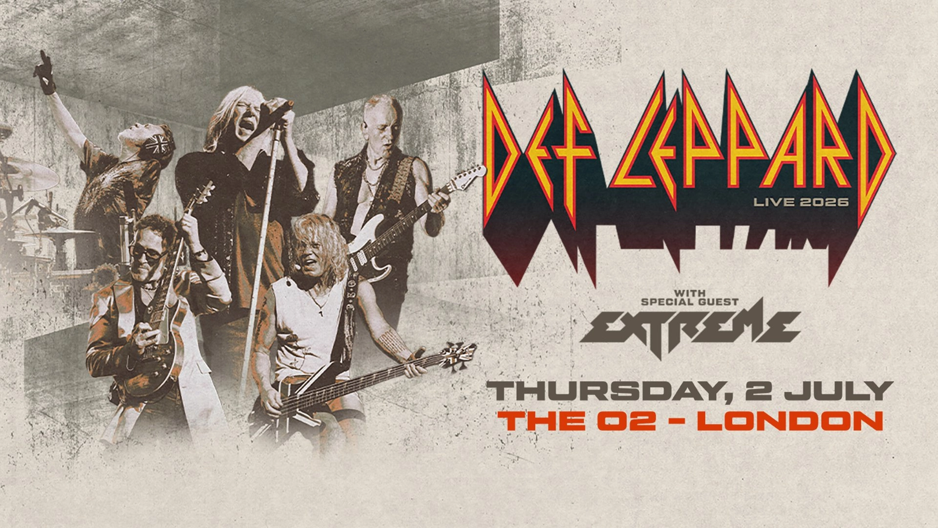 Billets Def Leppard (O2 Arena - Londres)