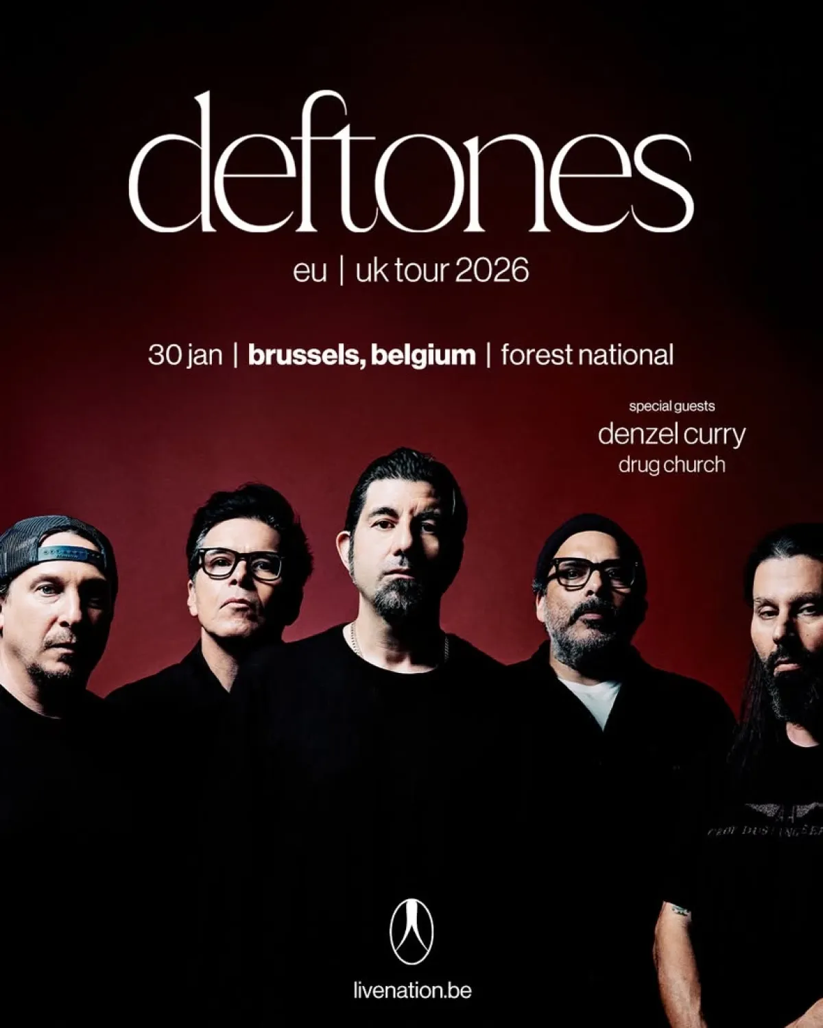 Billets Deftones (Forest National - Bruxelles)