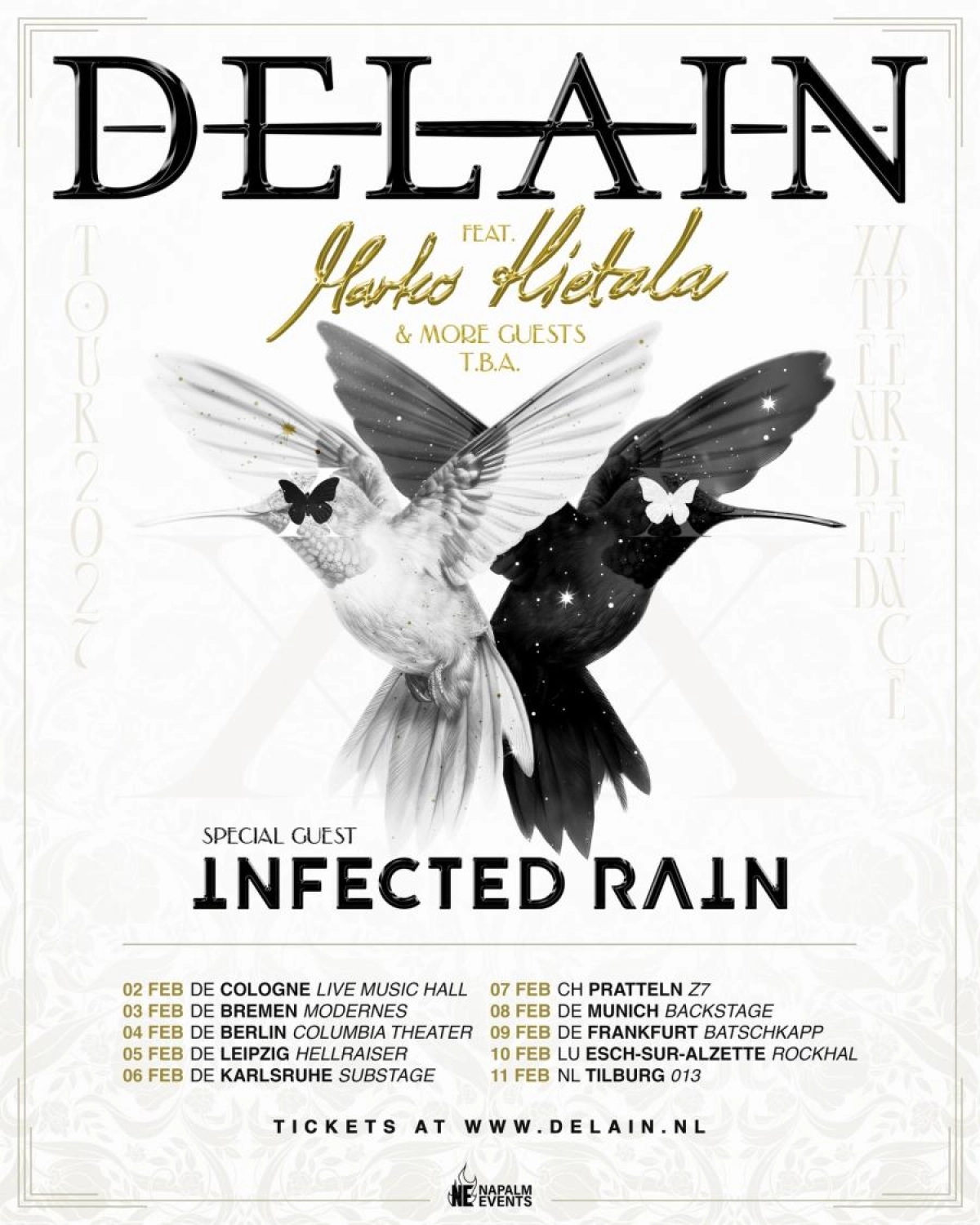 Delain at Live Music Hall Tickets