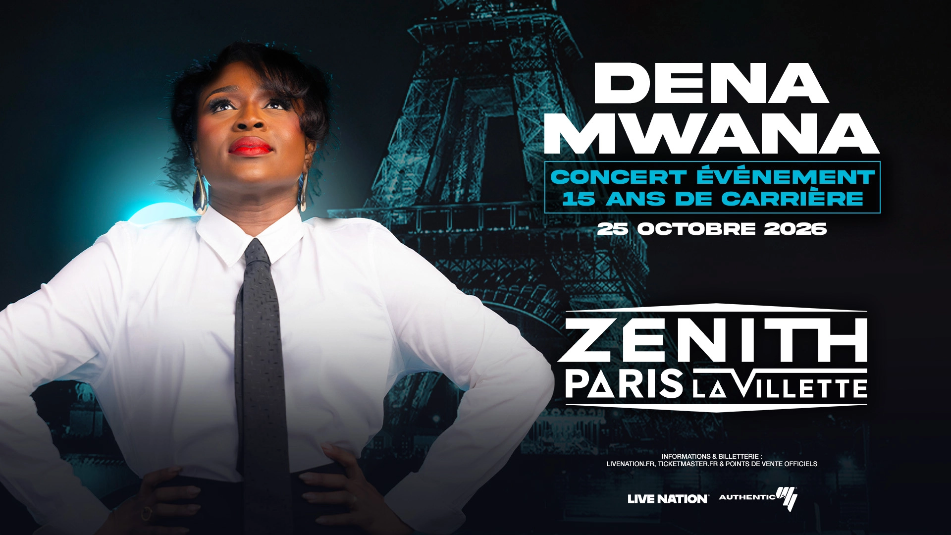 Dena Mwana in der Zenith Paris Tickets