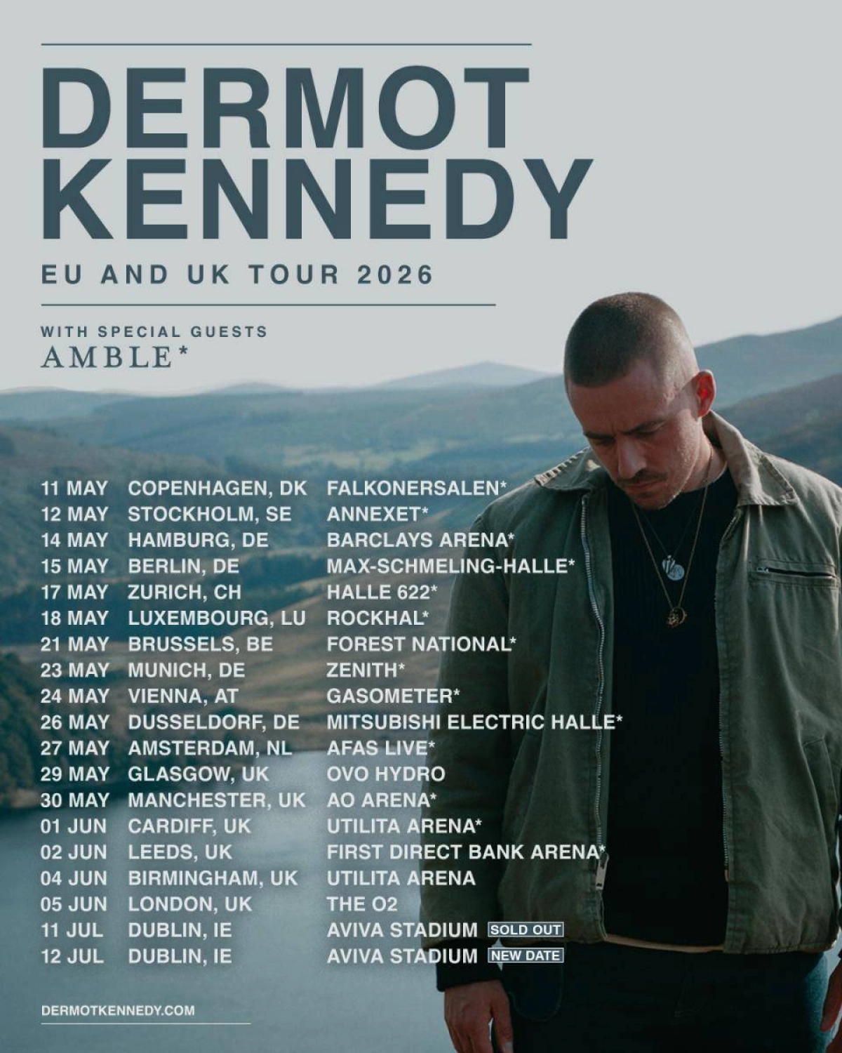 Billets Dermot Kennedy (Rockhal - Esch-sur-Alzette)