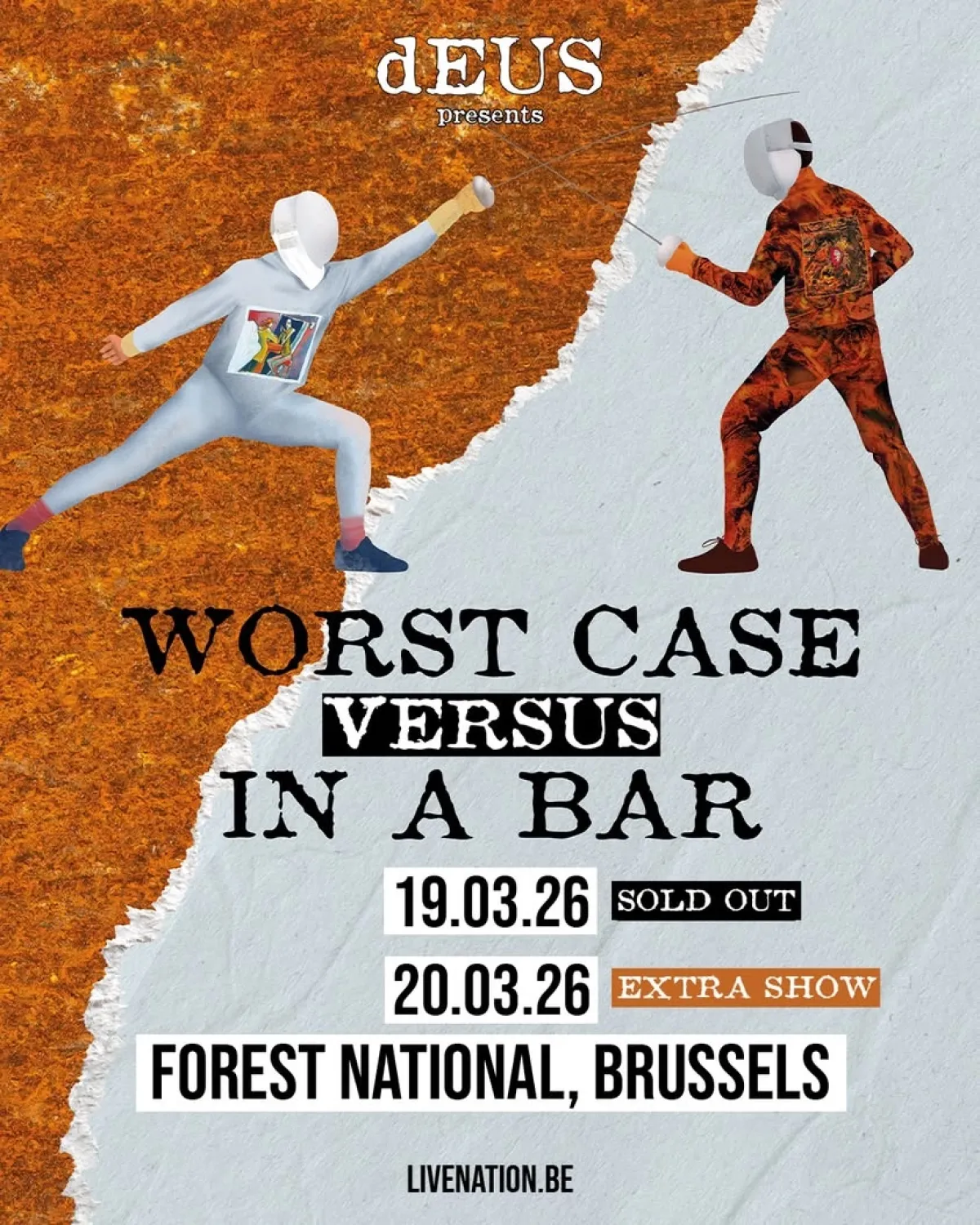 Billets dEUS (Forest National - Bruxelles)