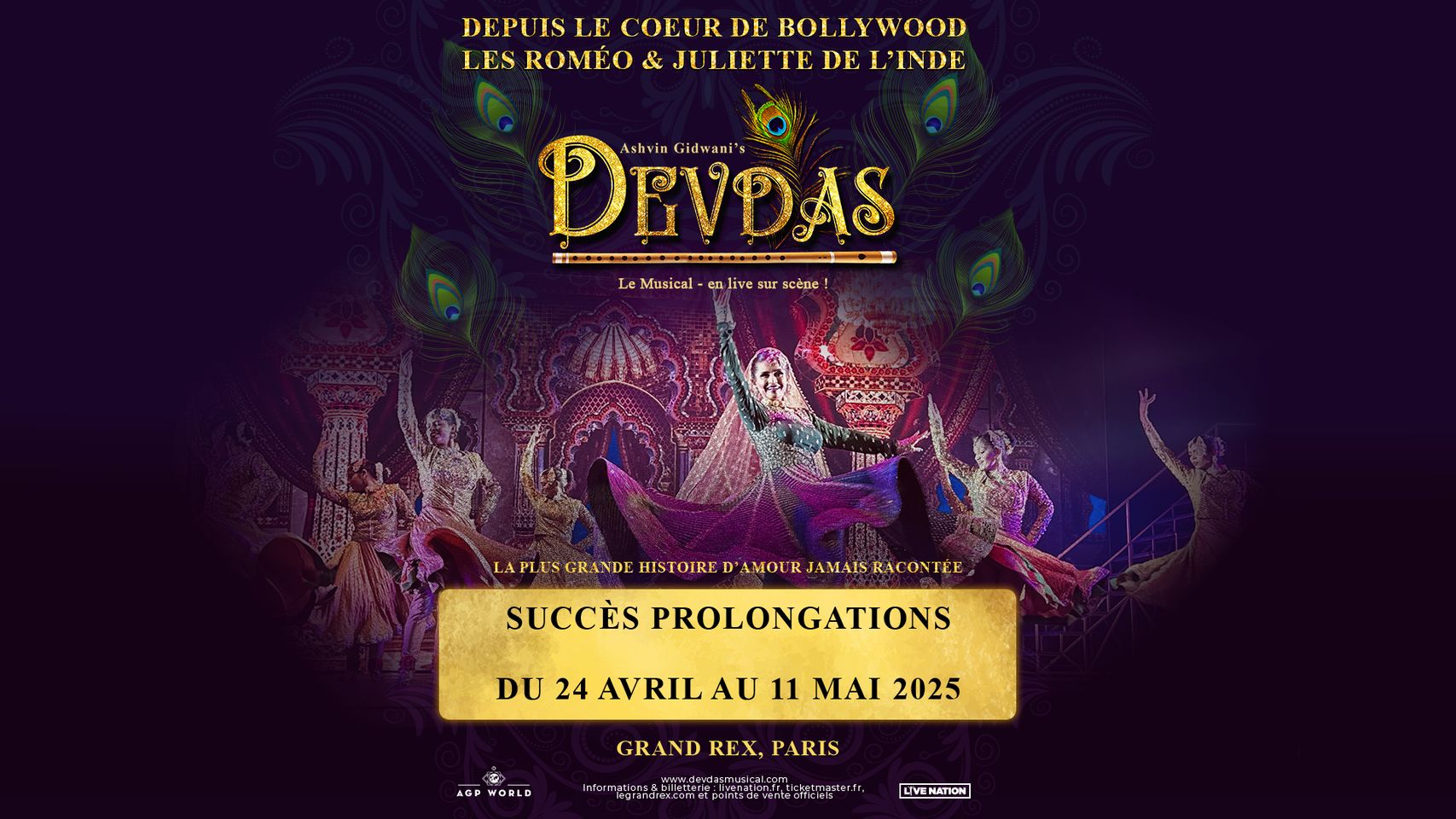 Billets Devdas (Le Grand Rex - Paris)