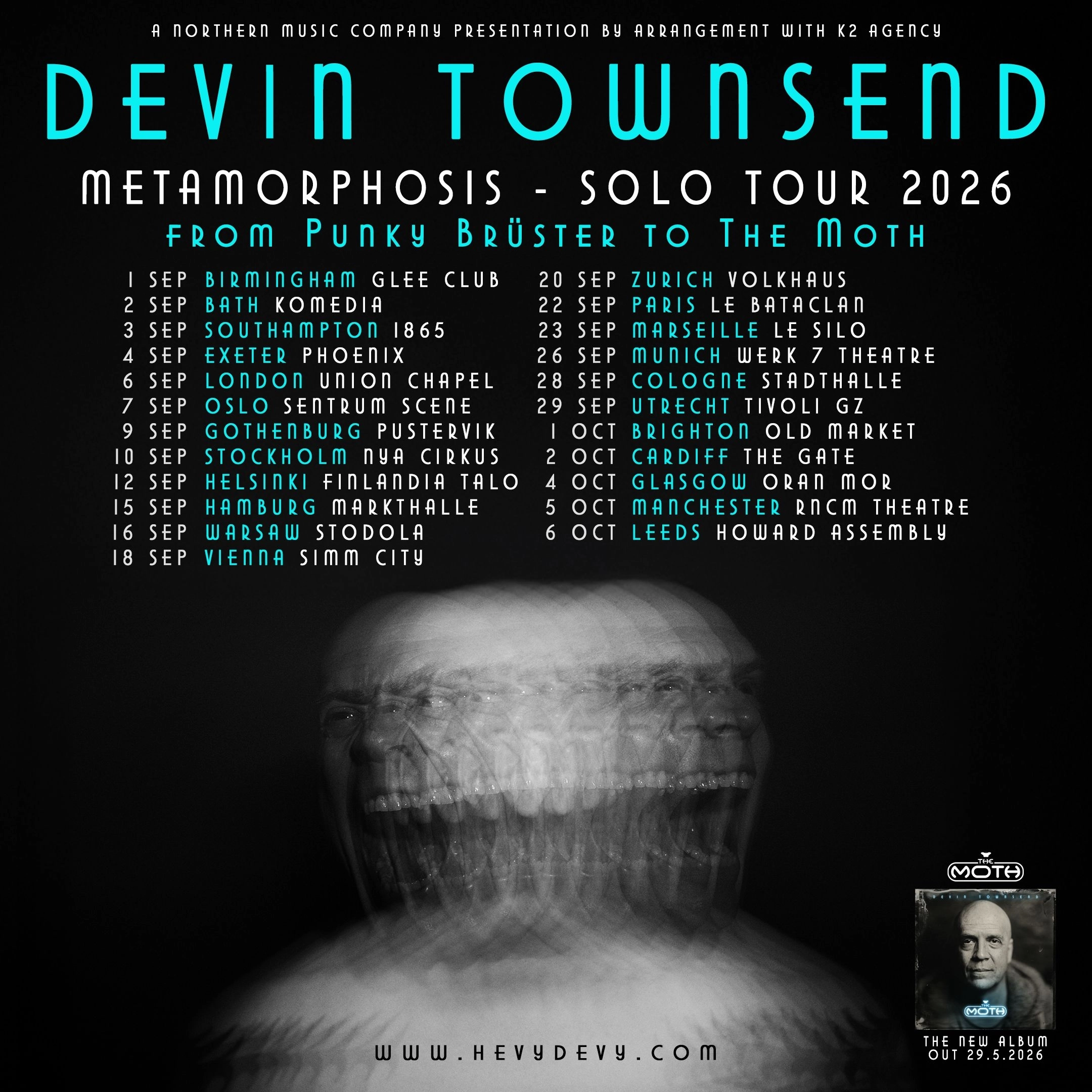Devin Townsend at Backstage Werk Tickets