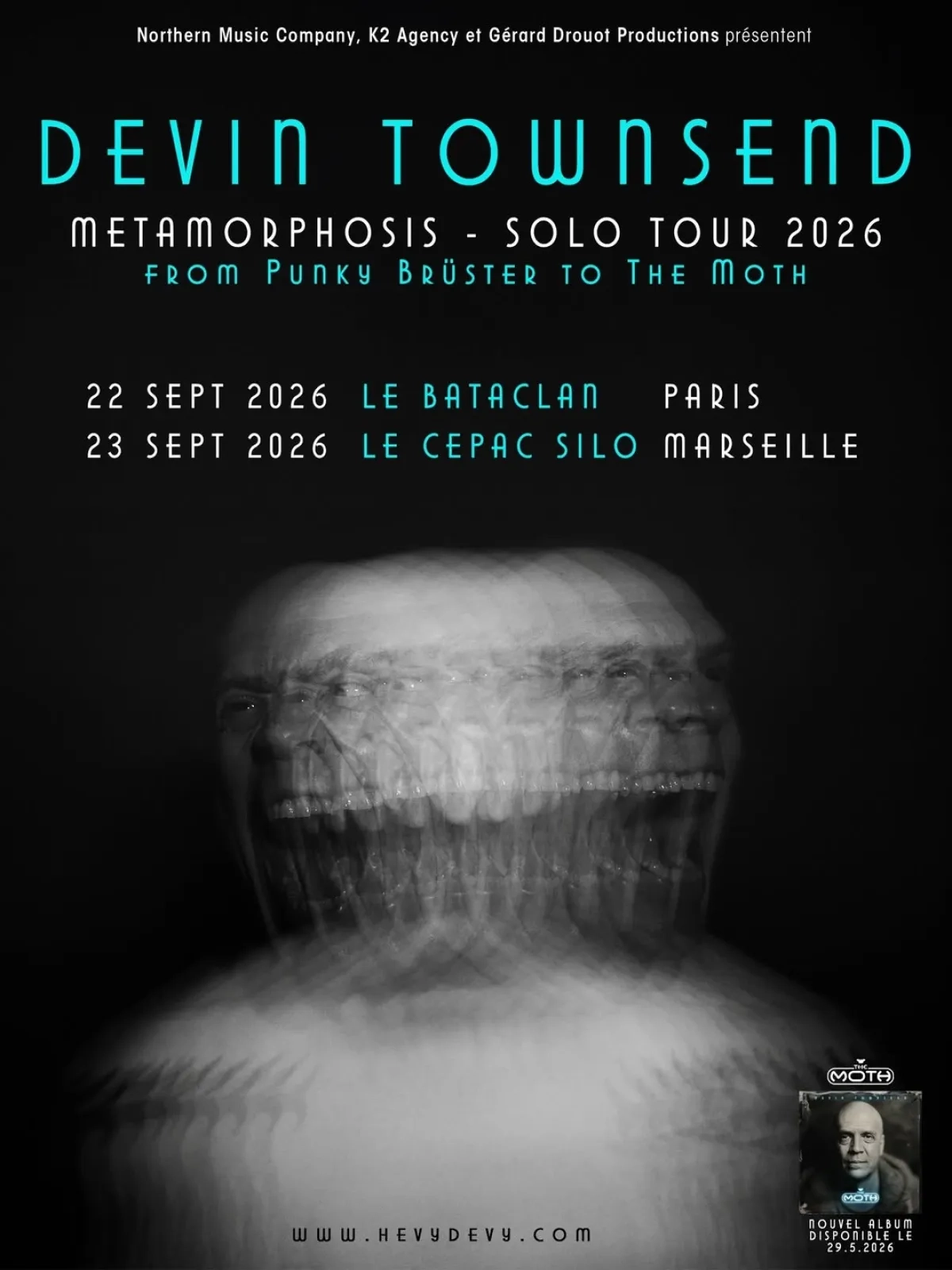 Billets Devin Townsend (Le Silo - Marseille)