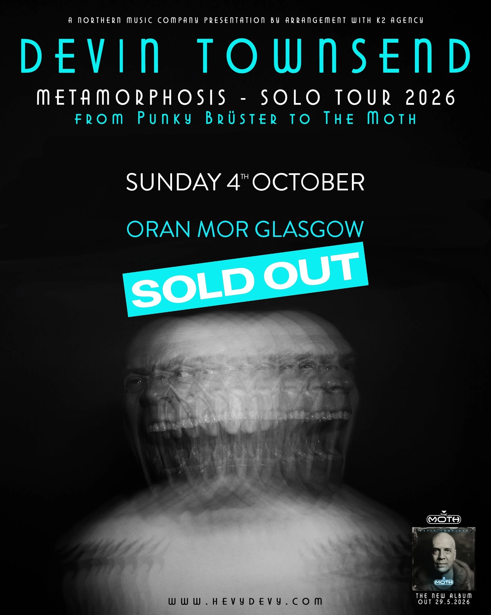 Devin Townsend at Oran Mor Tickets
