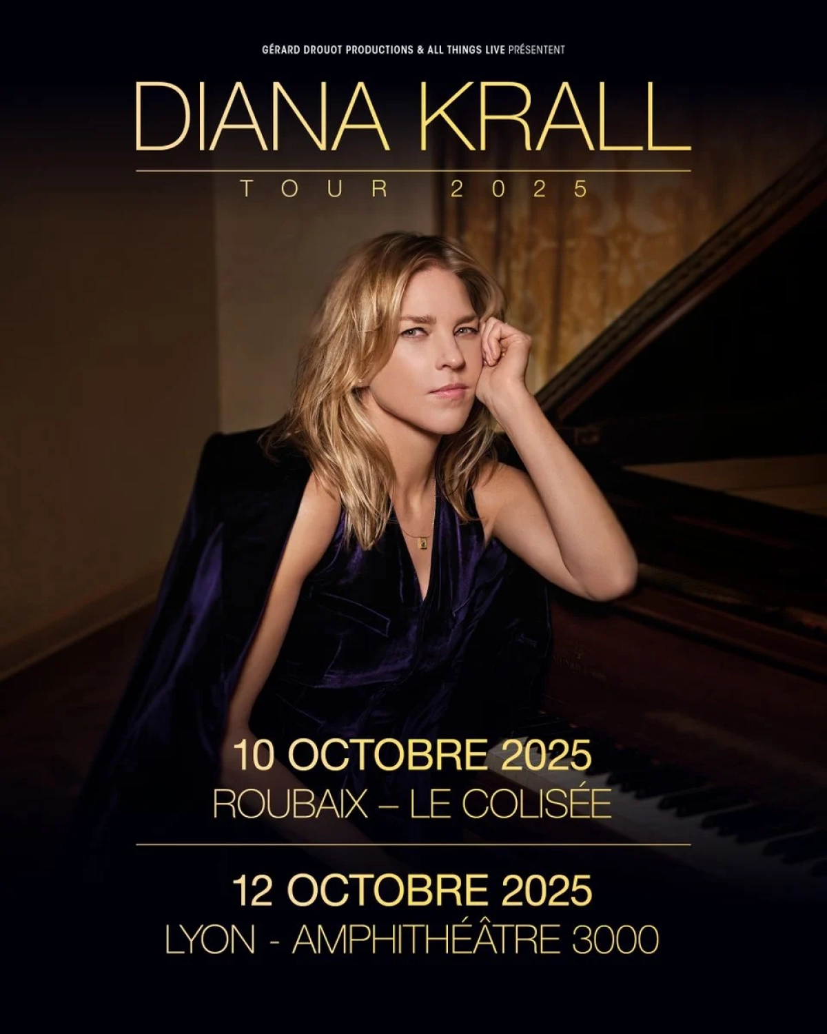 Diana Krall at L'amphitheatre Tickets