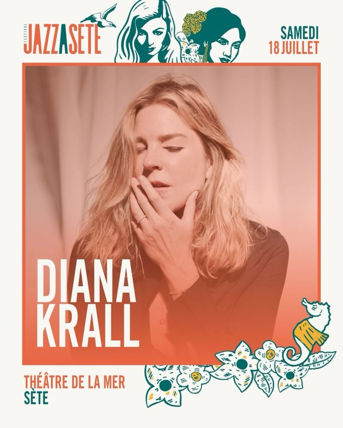 Billets Diana Krall (Theatre De La Mer Sete - Sete)