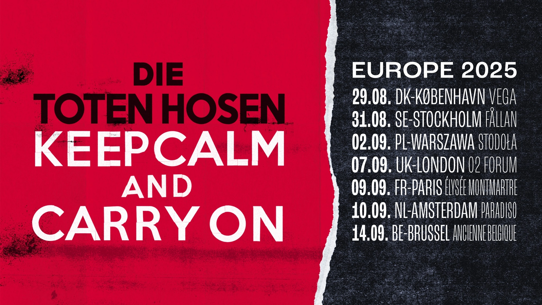 Billets Die Toten Hosen (Ancienne Belgique - Bruxelles)
