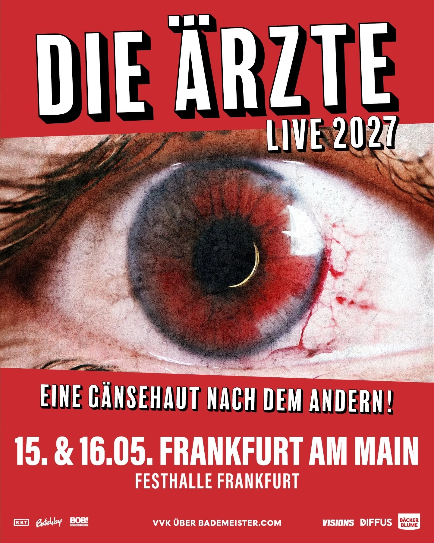 Die Ärzte en Festhalle Frankfurt Tickets