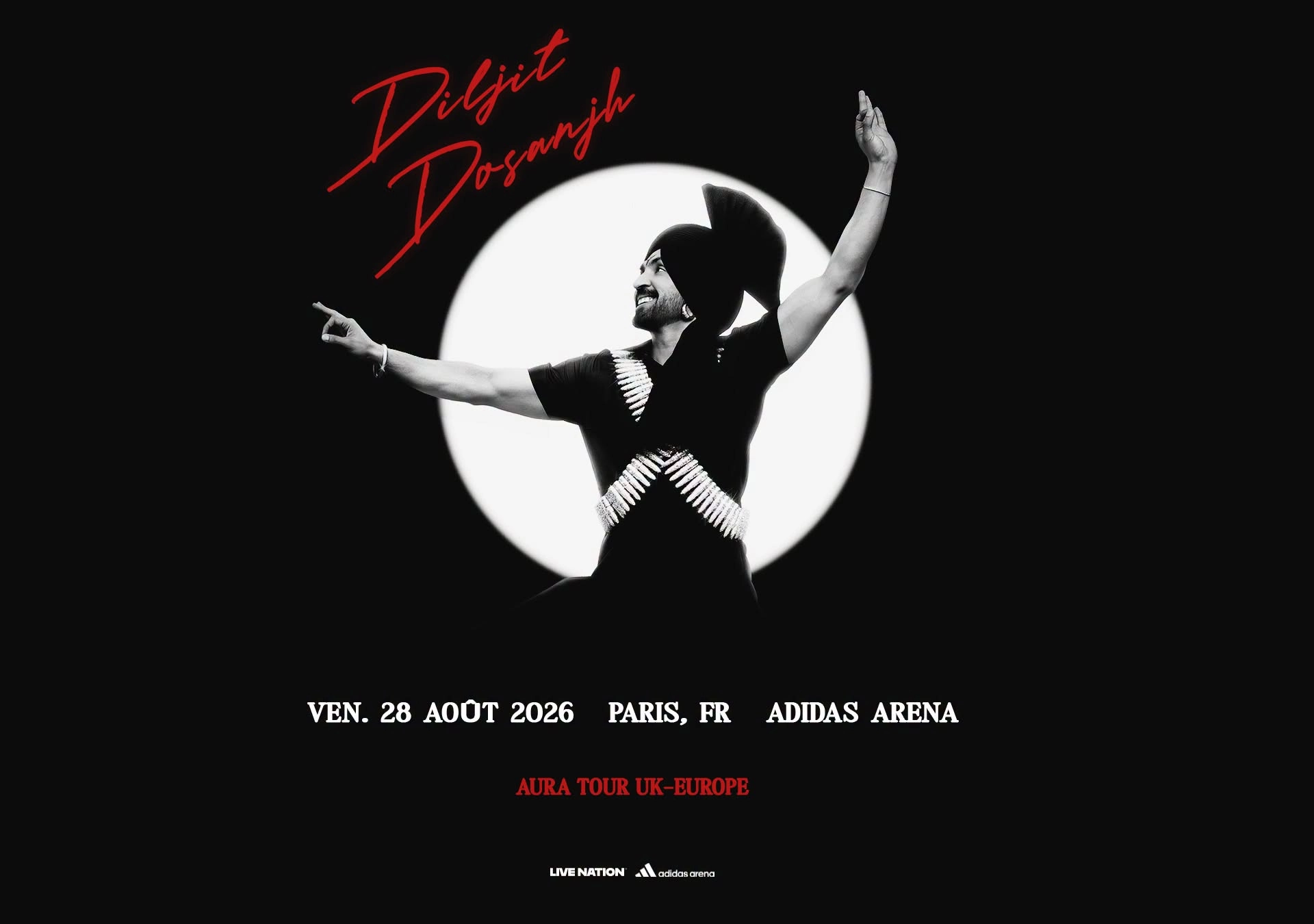Diljit Dosanjh al Adidas Arena Tickets