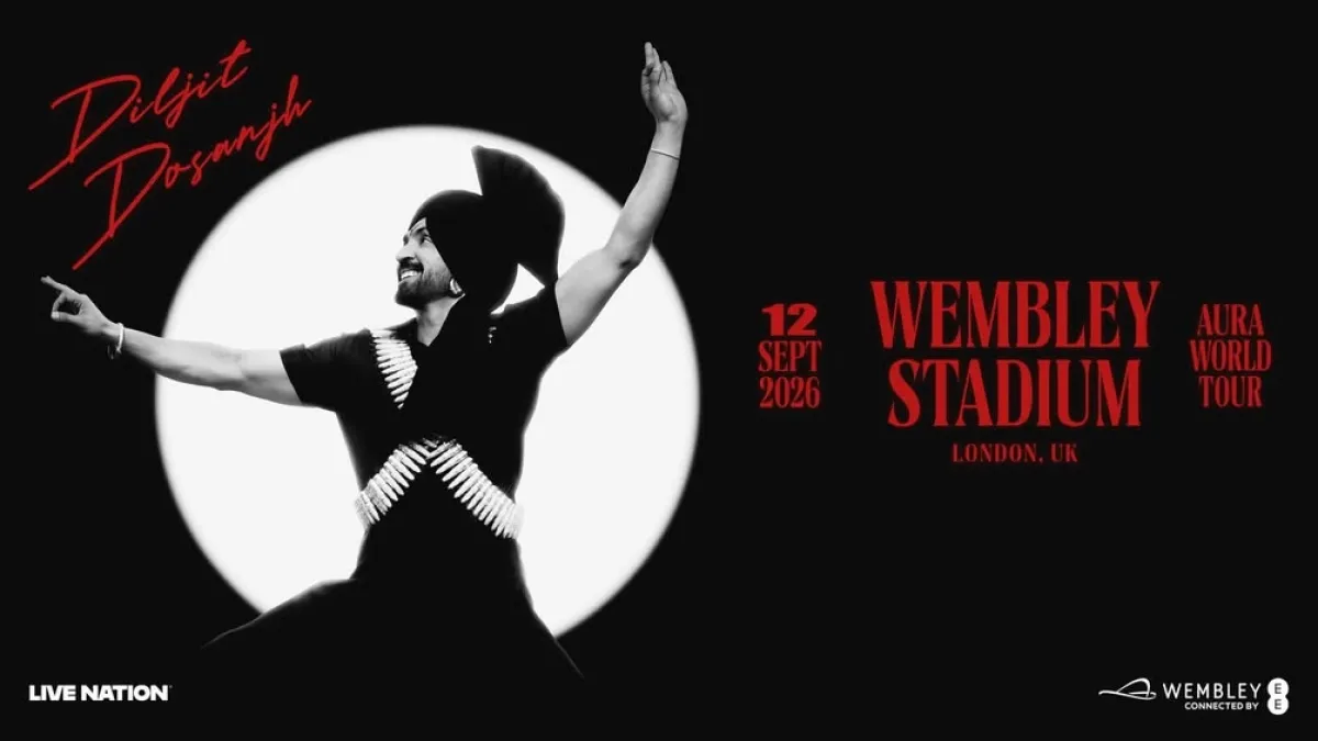 Diljit Dosanjh at Wembley Stadium Tickets