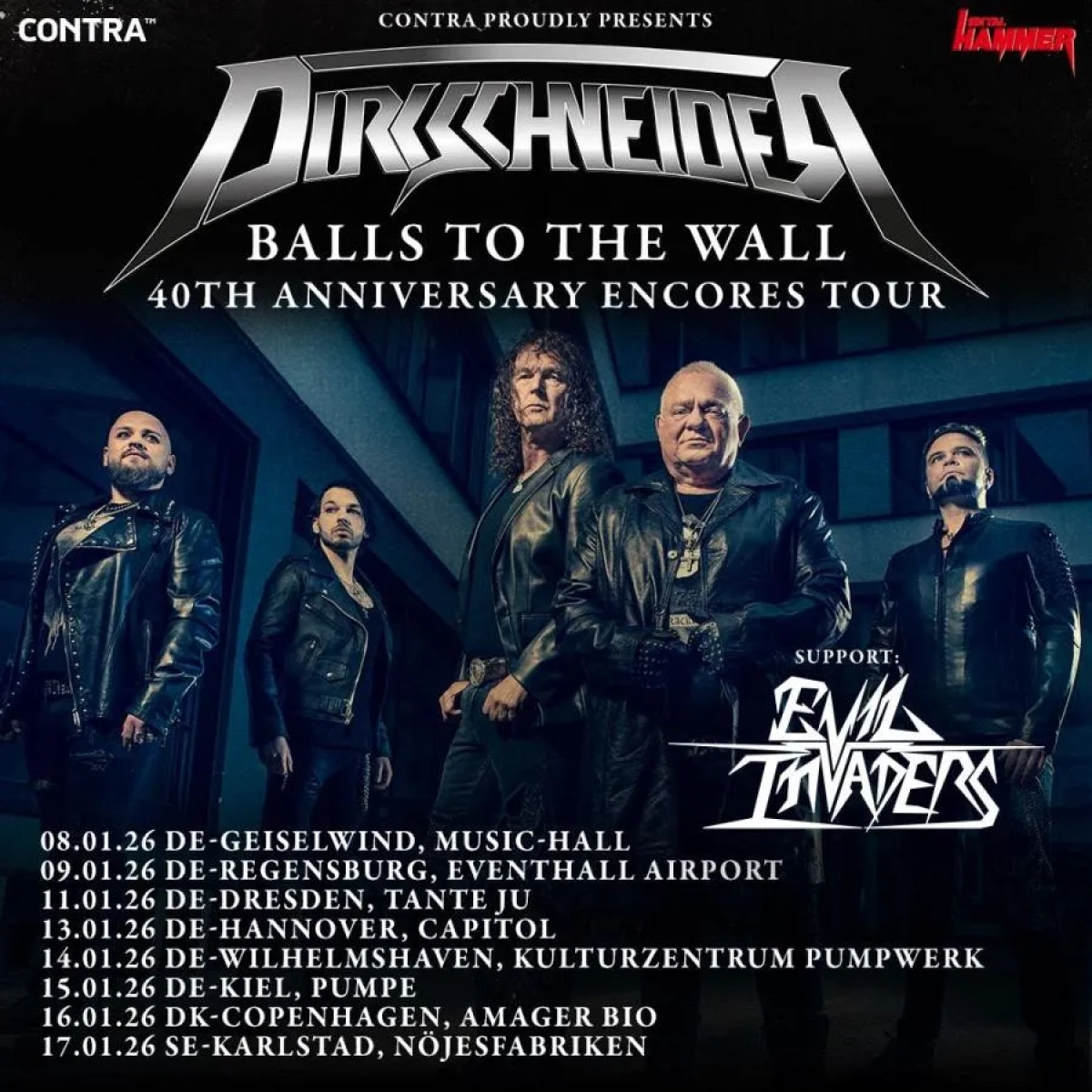 Dirkschneider at Capitol Hannover Tickets