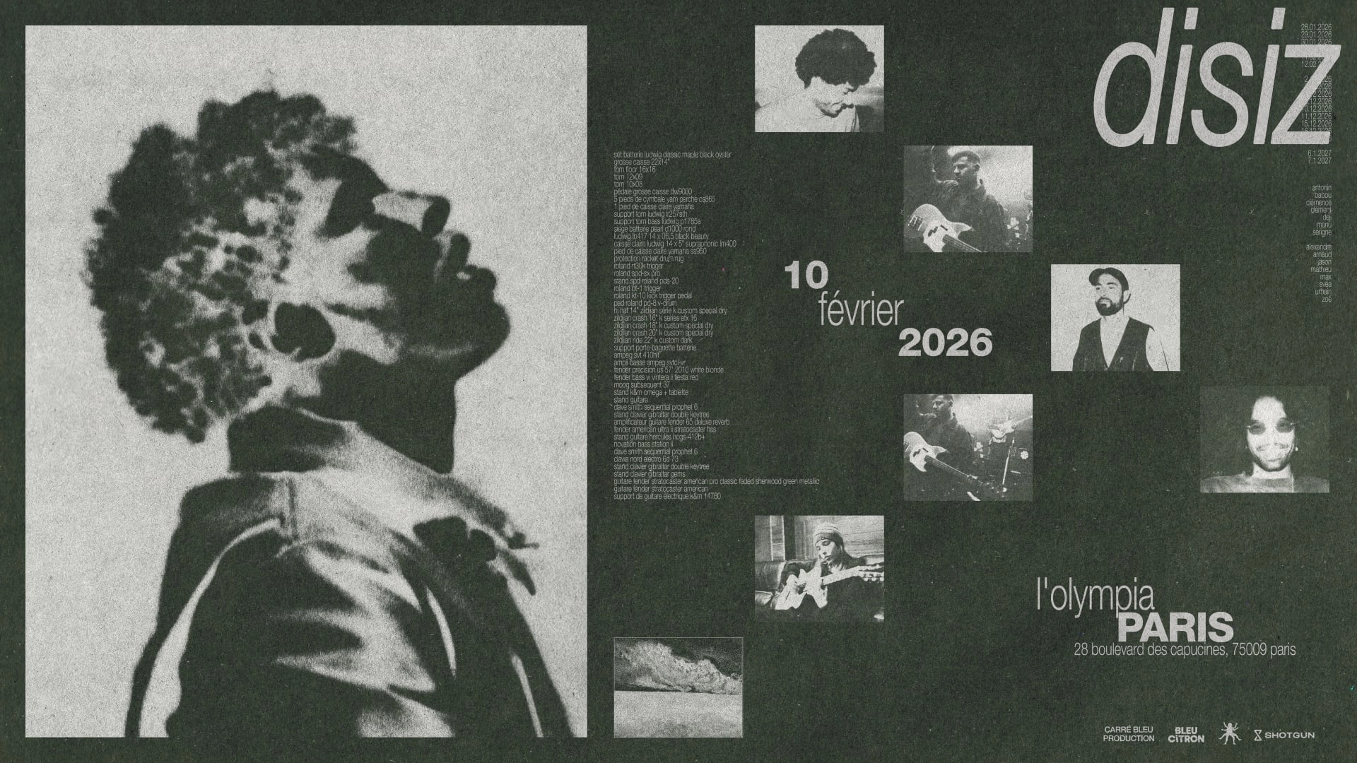 Disiz en Olympia Tickets