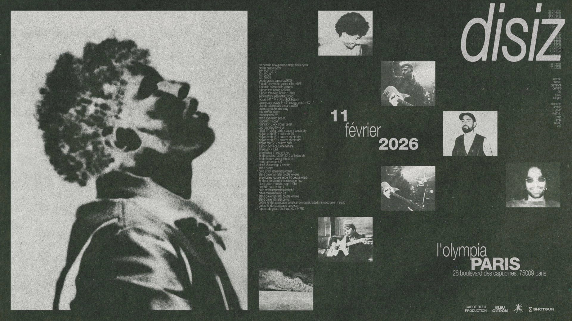 Disiz en Olympia Tickets