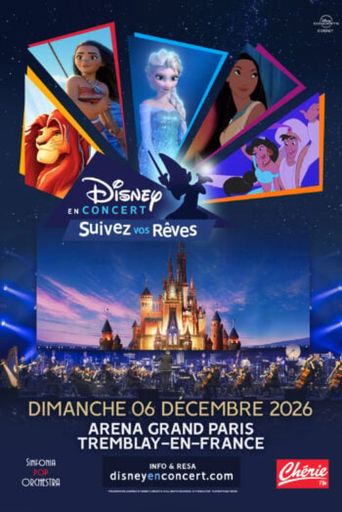 Disney en concert at Arena Grand Paris Tickets