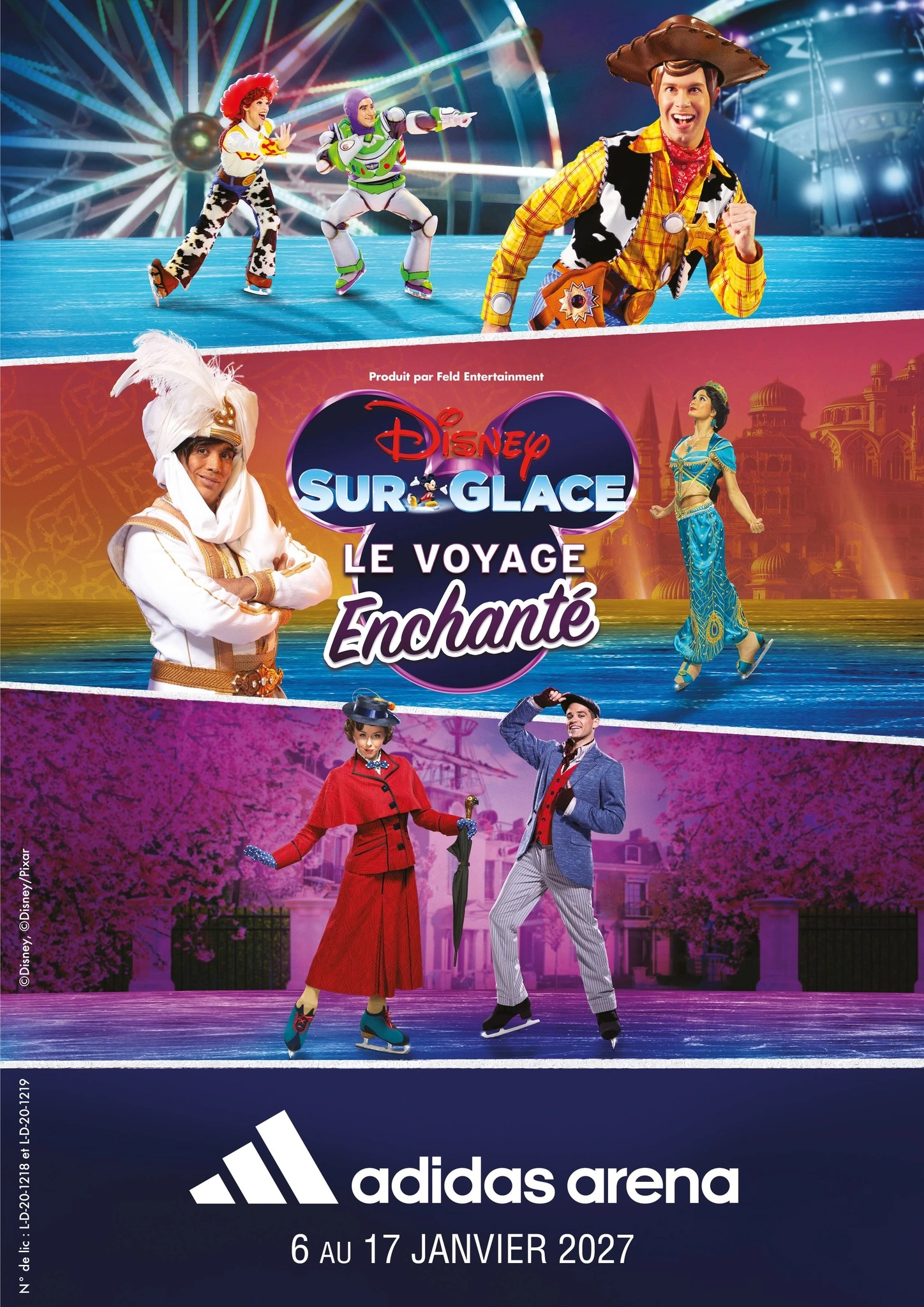 Billets Disney Sur Glace - Le Voyage Enchanté (Adidas Arena - Paris)