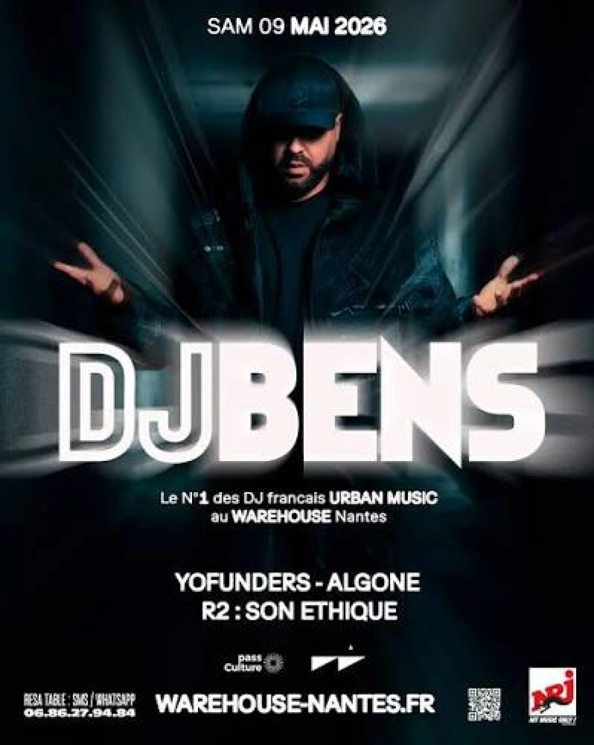 Billets DJ Bens (Warehouse Nantes - Nantes)