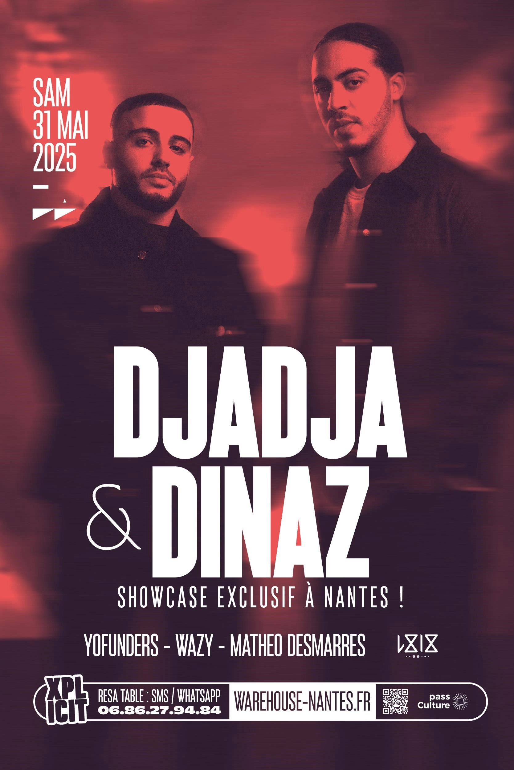 Billets Djadja et Dinaz (Warehouse Nantes - Nantes)