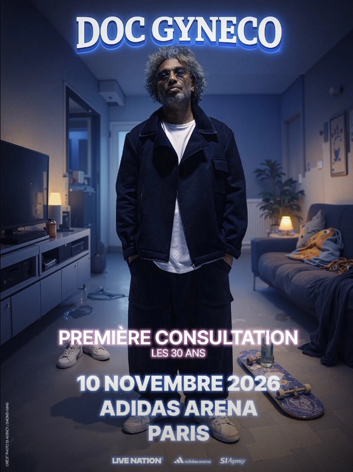 Billets Doc Gyneco (Adidas Arena - Paris)