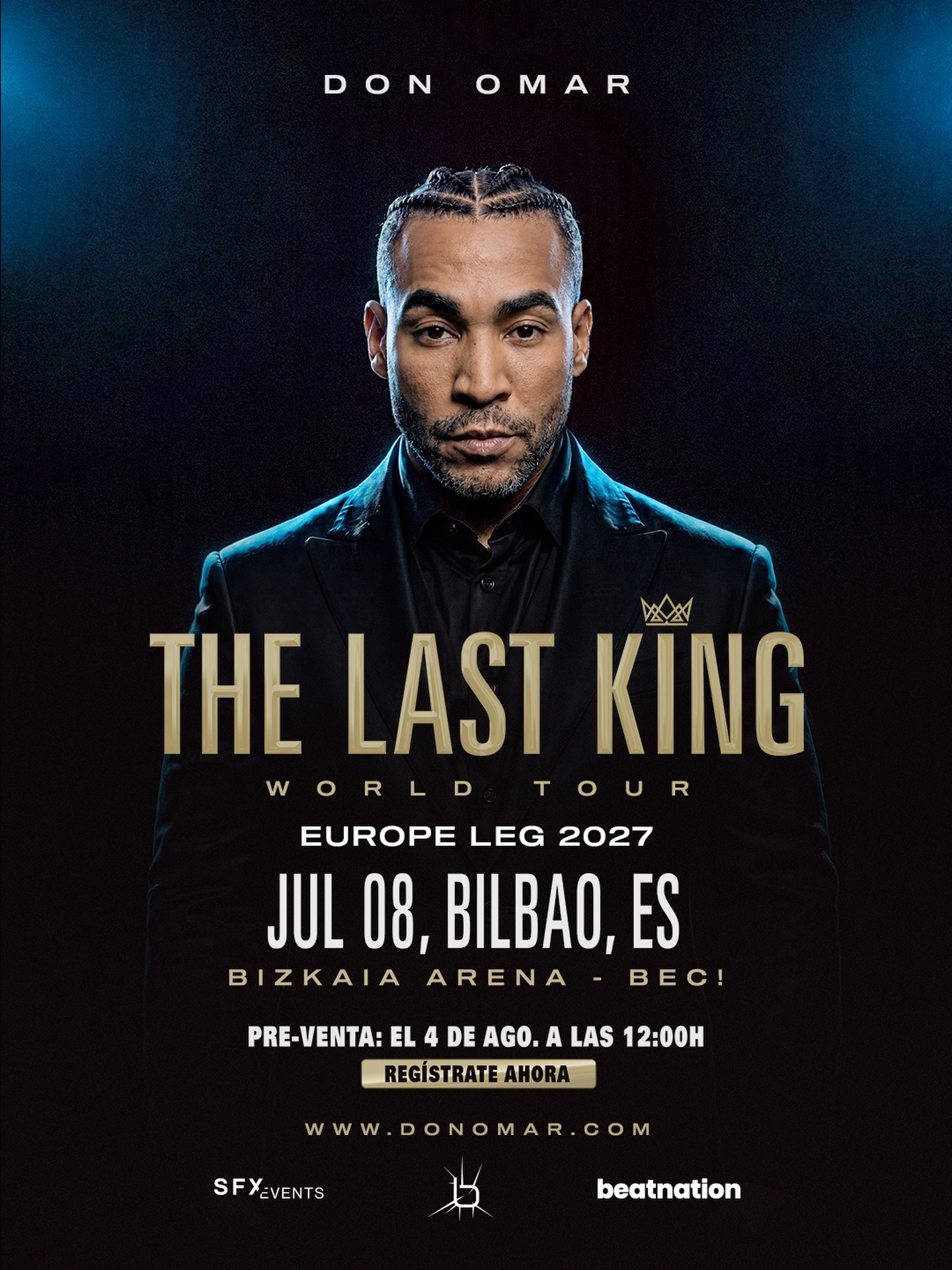 Don Omar en Bizkaia Arena Tickets