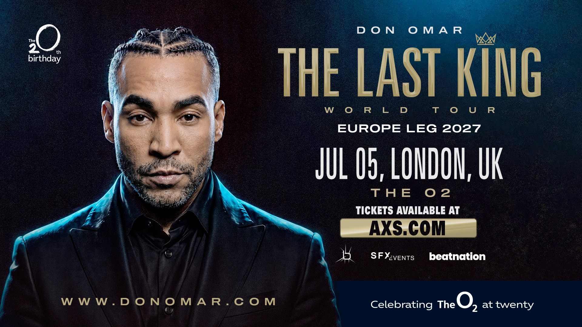 Don Omar at The O2 Arena Tickets