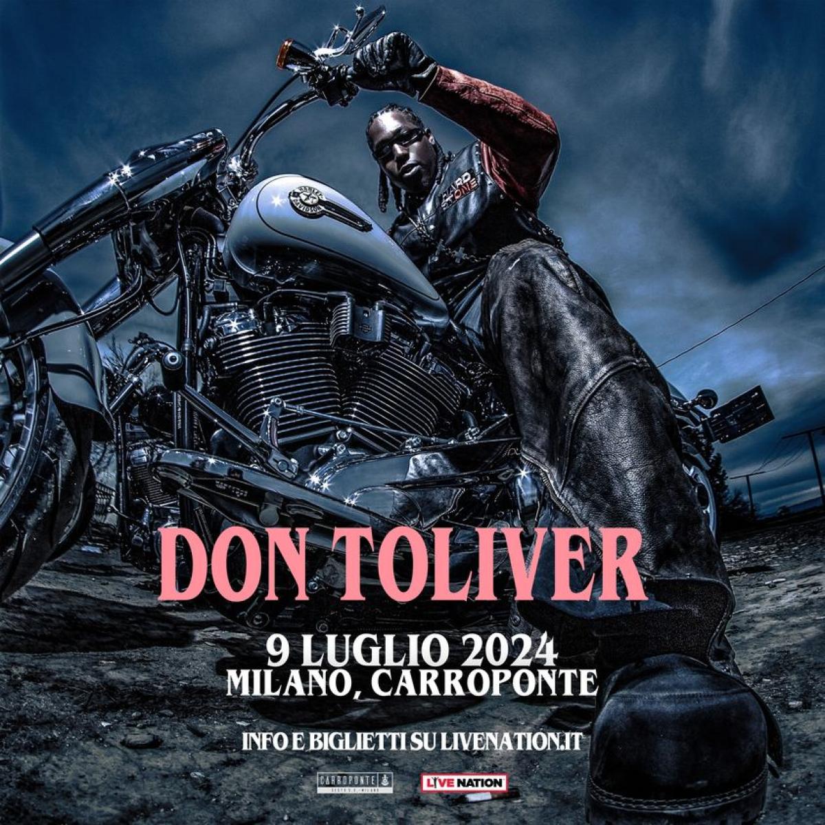 Billets Don Toliver (Carroponte - Milan)