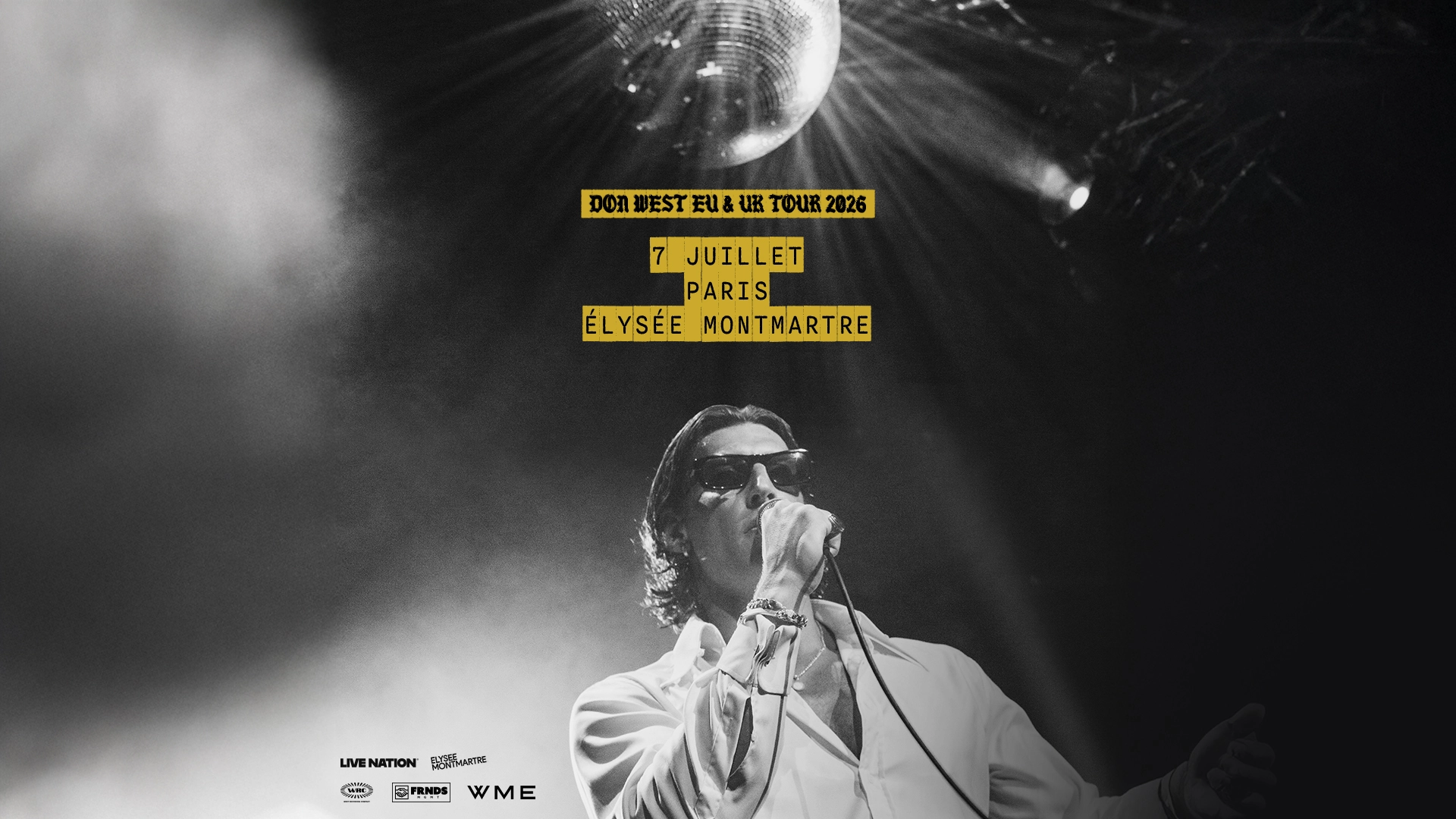 Don West at Elysee Montmartre Tickets