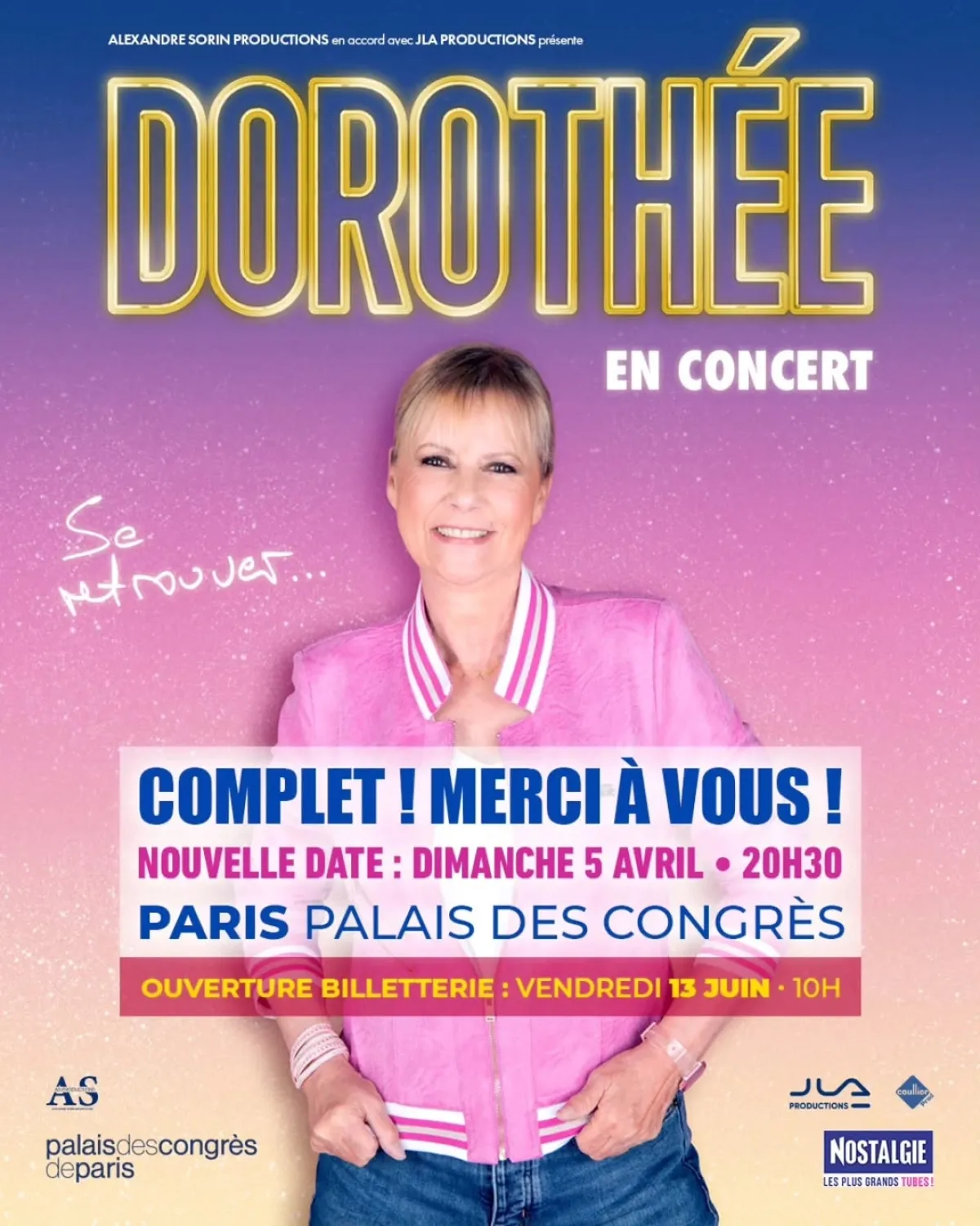 Billets Dorothée (Palais Des Congres Paris - Paris)
