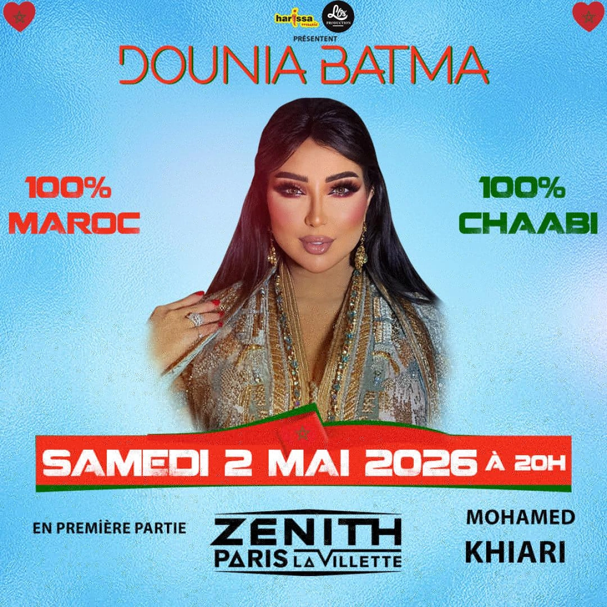 Billets Dounia Batma (Zenith Paris - Paris)
