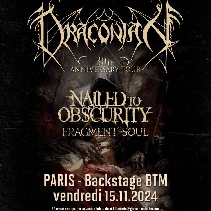 Draconian al O'Sullivans Backstage By The Mill Tickets