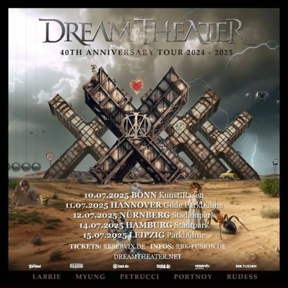 Dream Theater at Stadtpark Hamburg Tickets