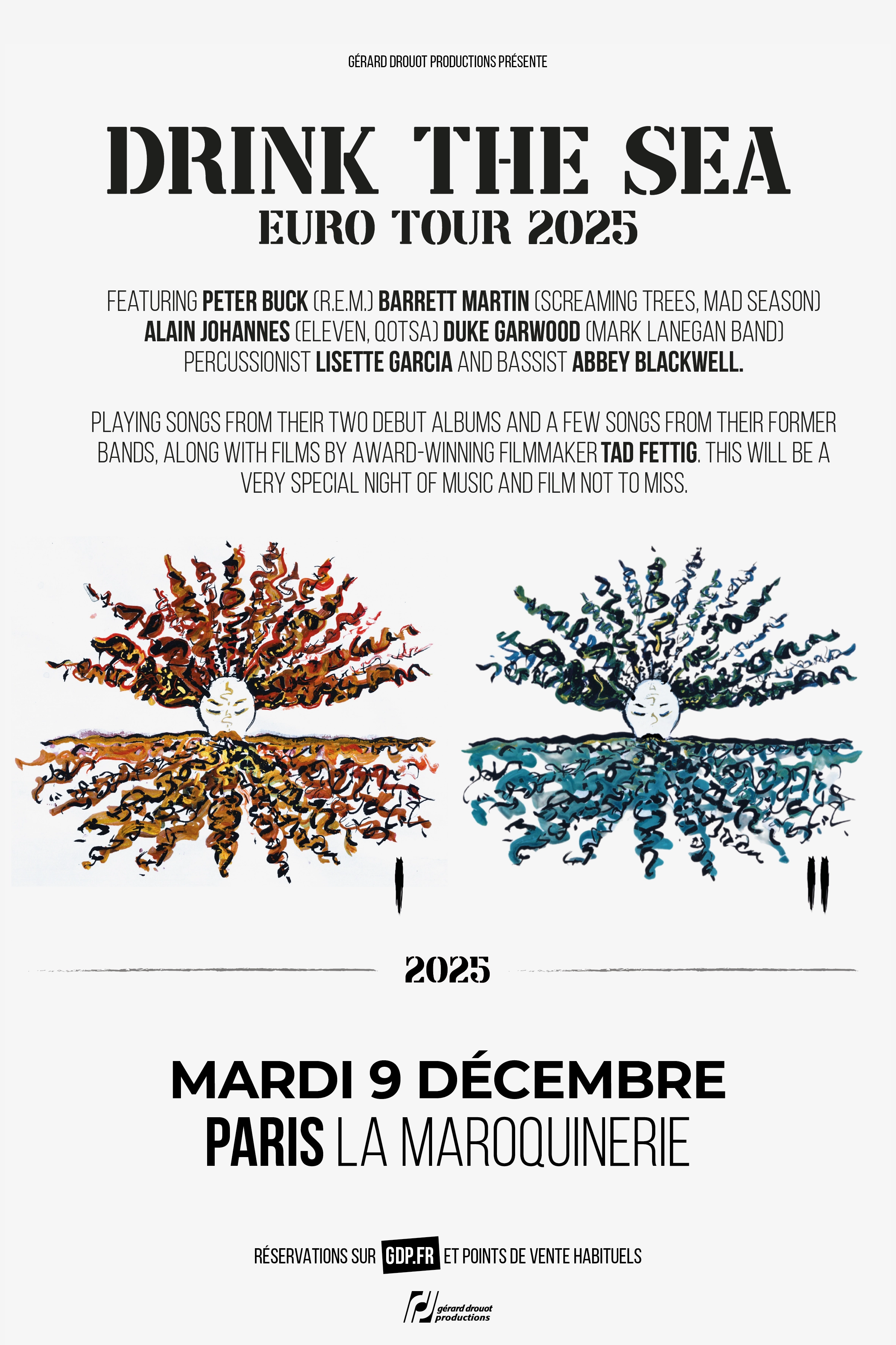 Billets Drink The Sea (La Maroquinerie - Paris)