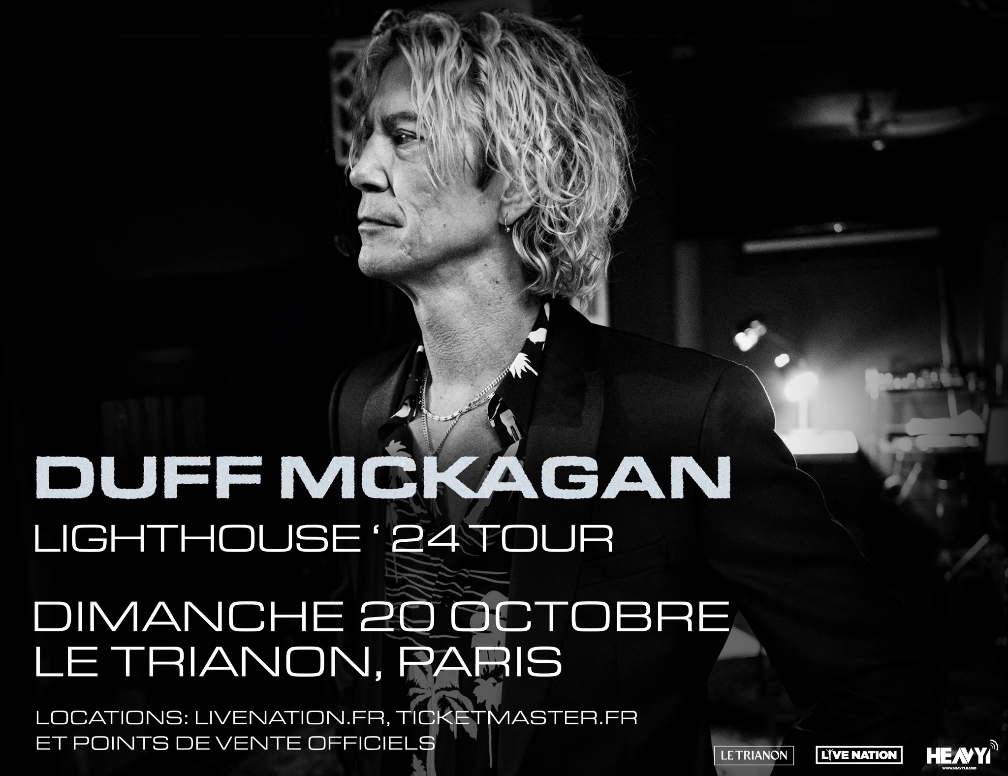 Billets Duff McKagan (Le Trianon - Paris)
