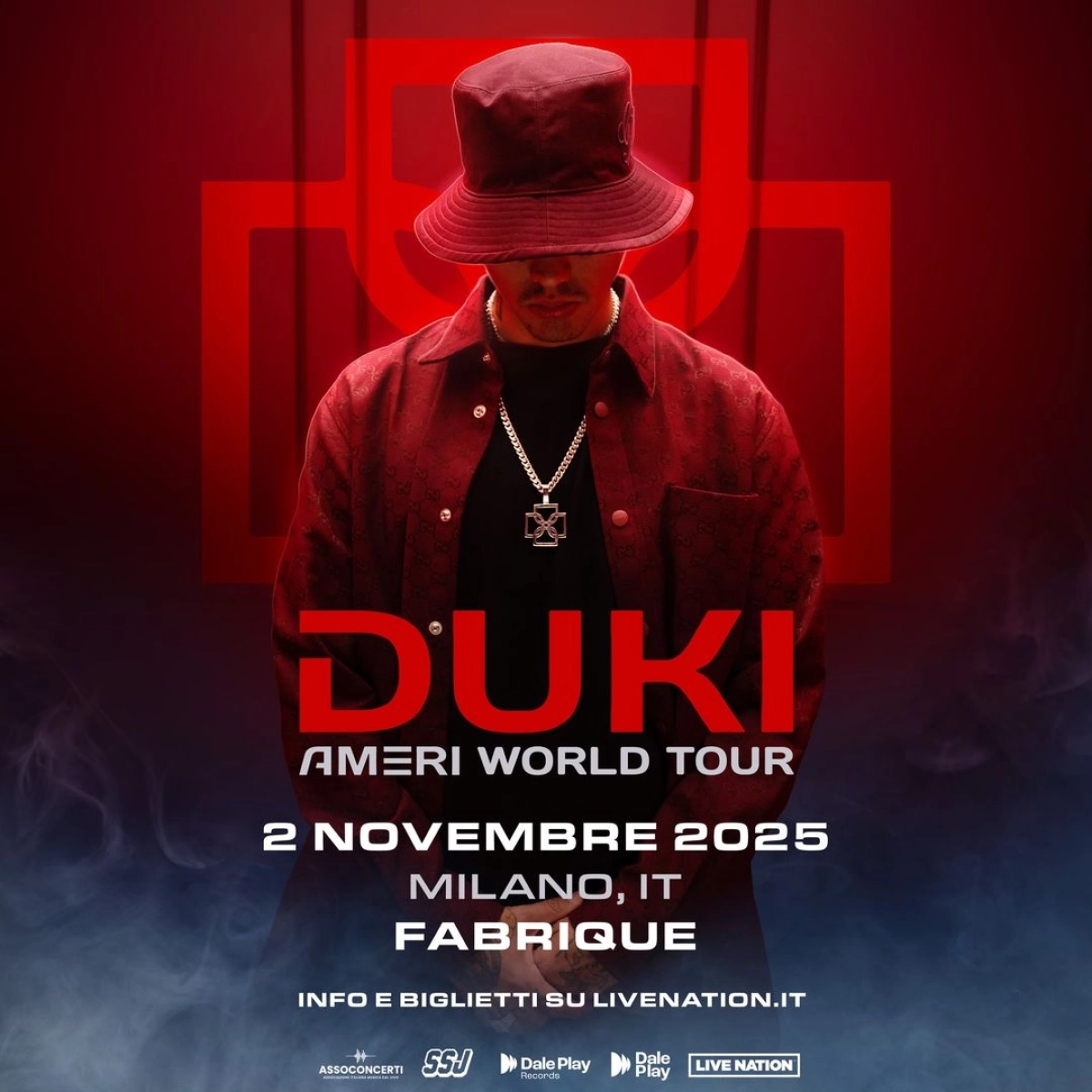 Billets Duki (Fabrique Milano - Milan)