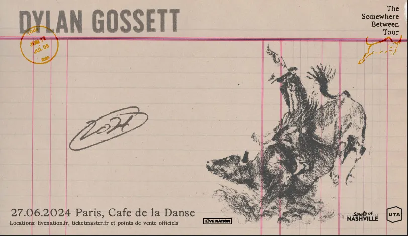 Dylan Gossett en Cafe De la Danse Tickets