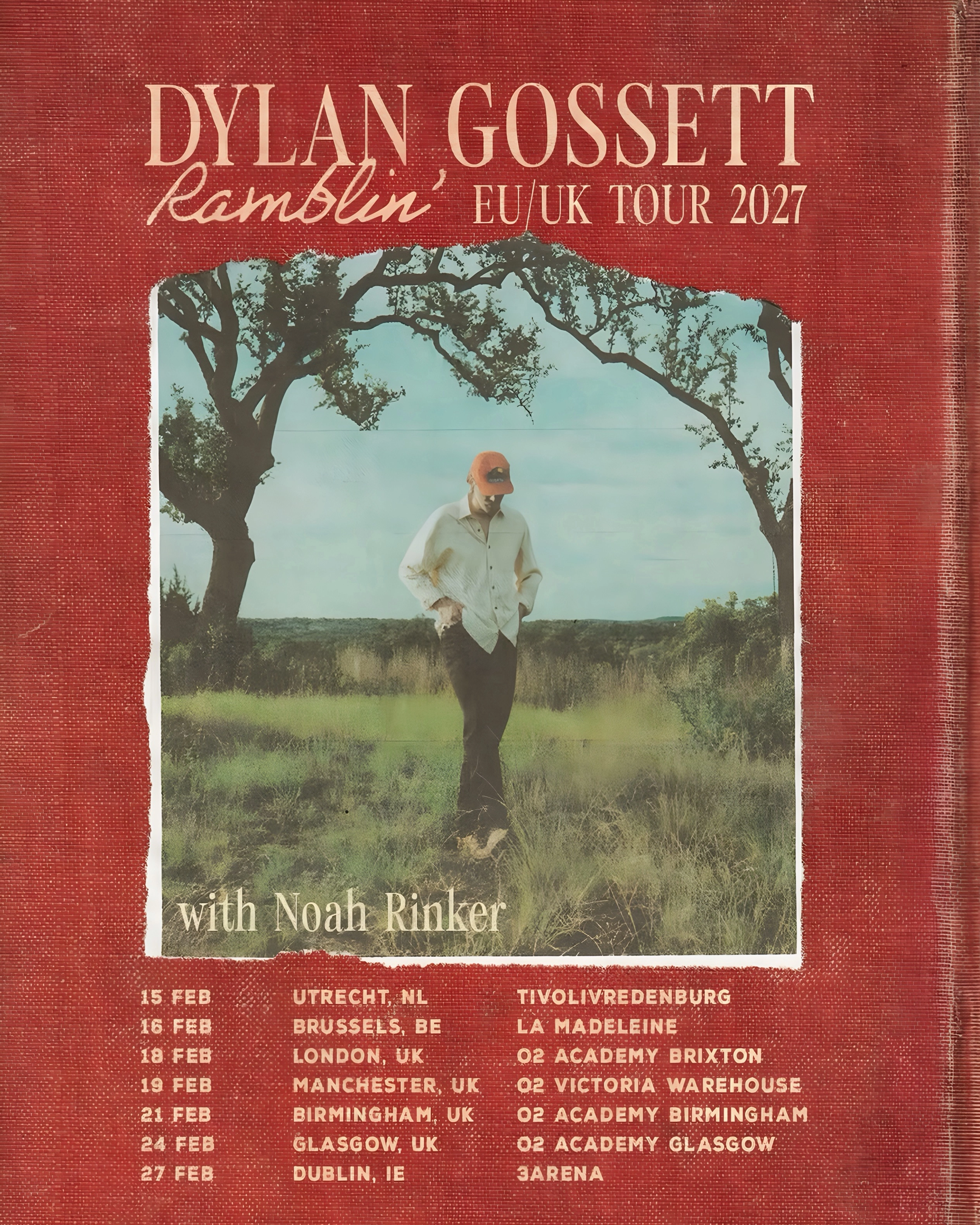 Billets Dylan Gossett (La Madeleine Bruxelles - Bruxelles)