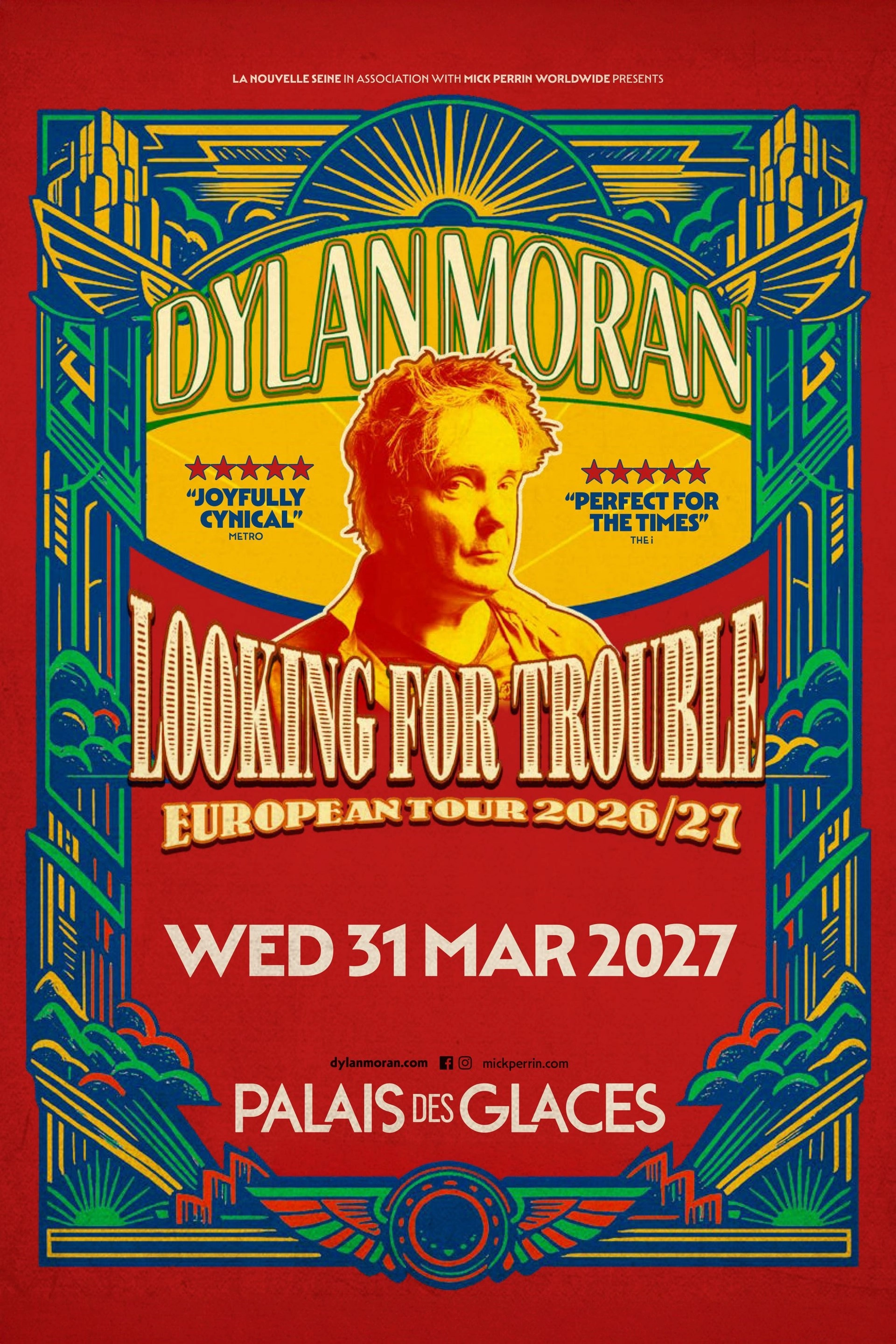 Dylan Moran en Palais des Glaces Tickets