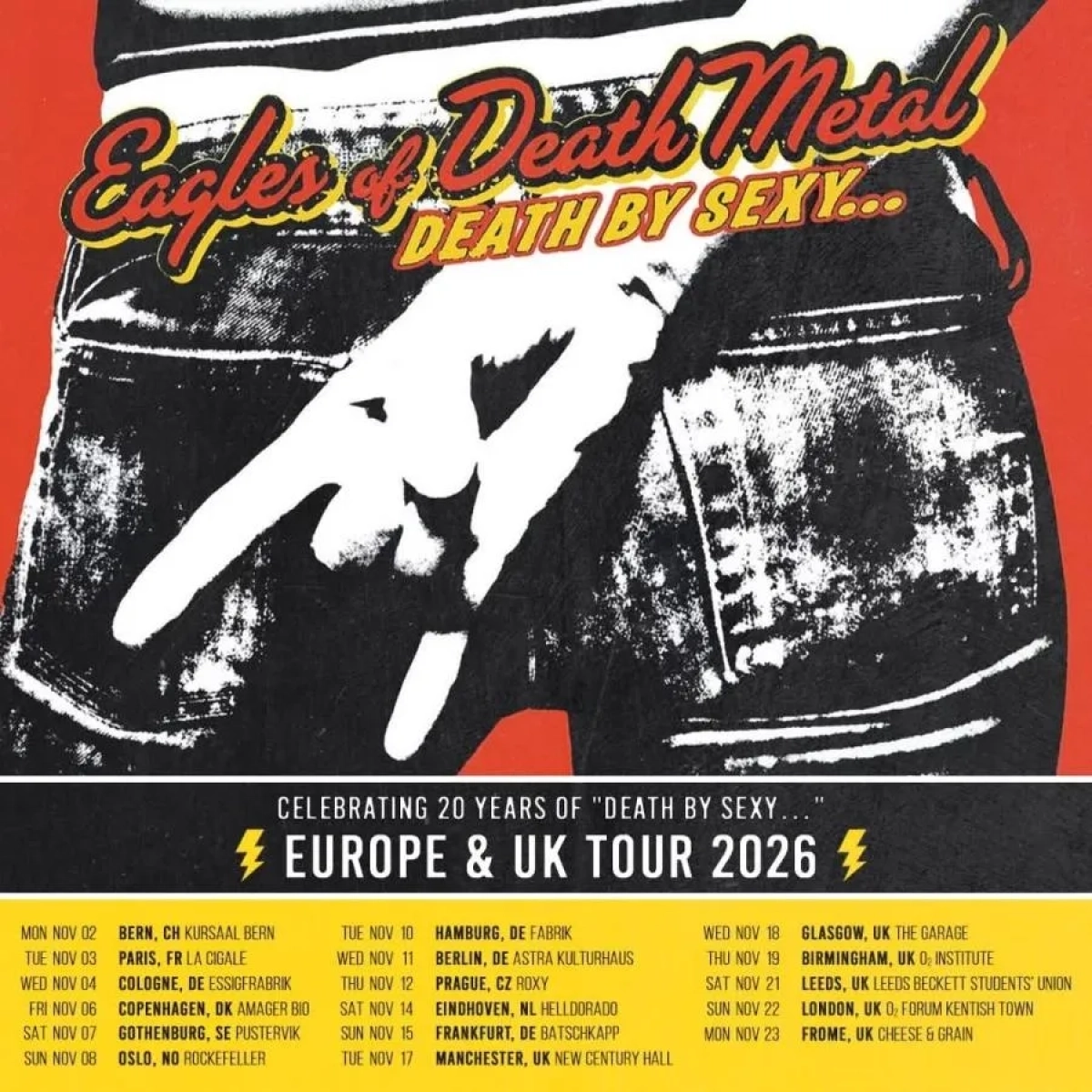 Billets Eagles Of Death Metal (Astra Kulturhaus - Berlin)