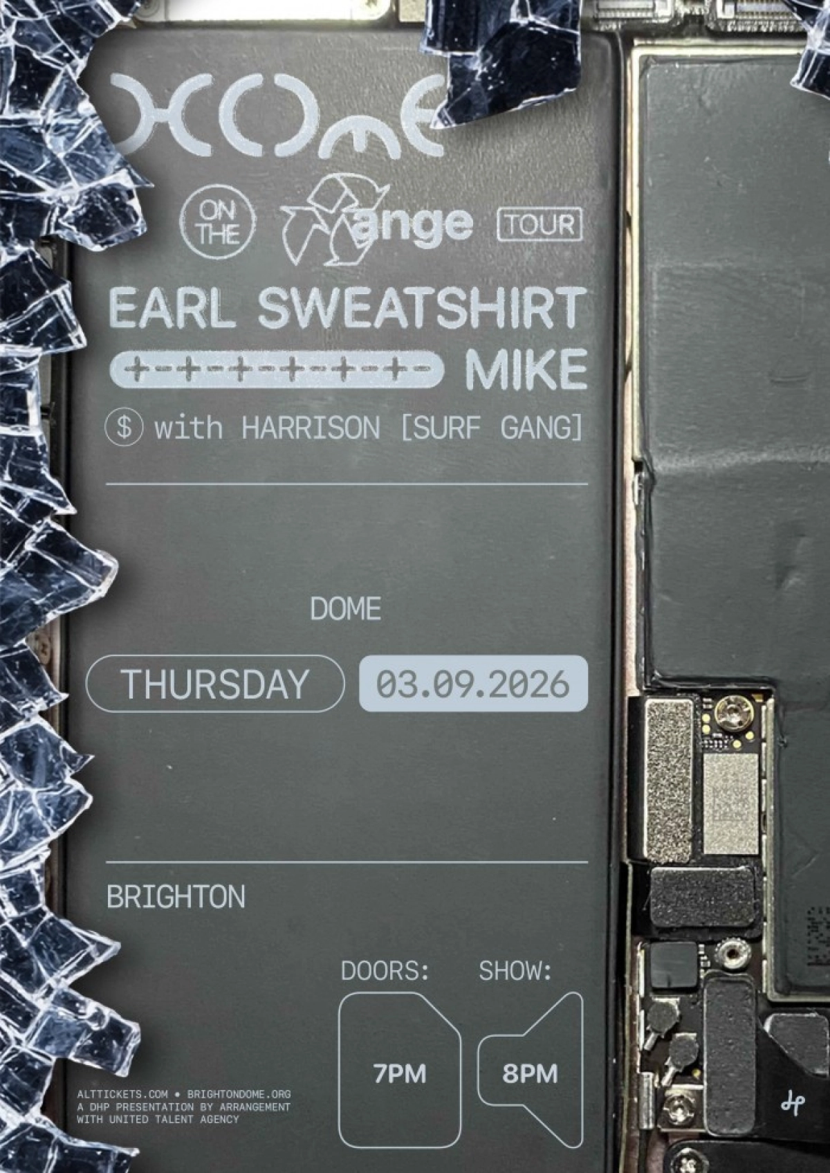 Billets Earl Sweatshirt (Brighton Dome - Brighton)