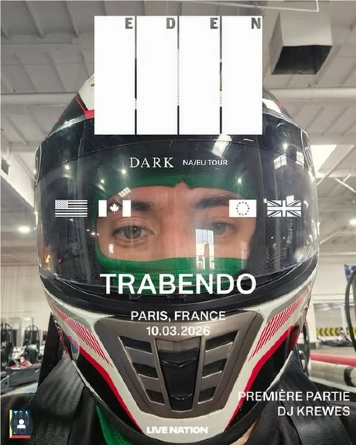 Billets Eden (Le Trabendo - Paris)