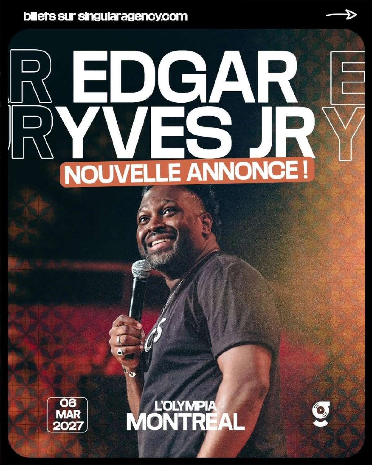 Billets Edgar-Yves (Olympia Montreal - Montreal)